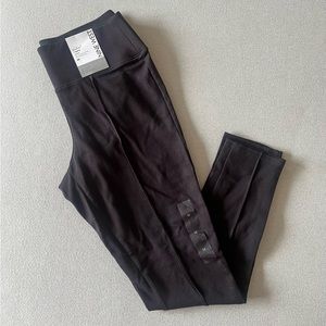 Women’s Nine West Stretch Knit Mid Rise Black Leggings